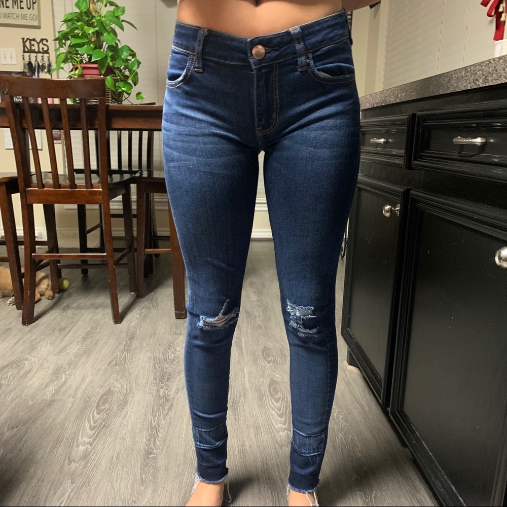 American eagle distressed with holes